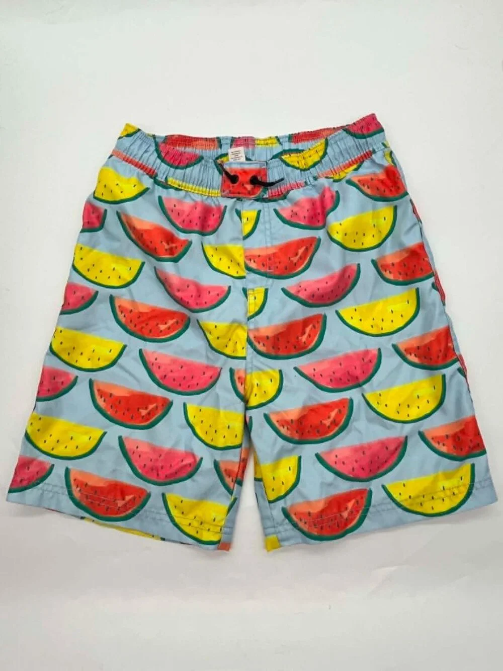 Tea Collection Boys Full Length Swim Trunks Shorts Watermelons VGUC Size 16